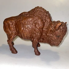 RED MILL MFG 403 USA RESIN BISON BUFFALO FIGURINE 6.5" X 4.5" CABIN FARMHOUSE