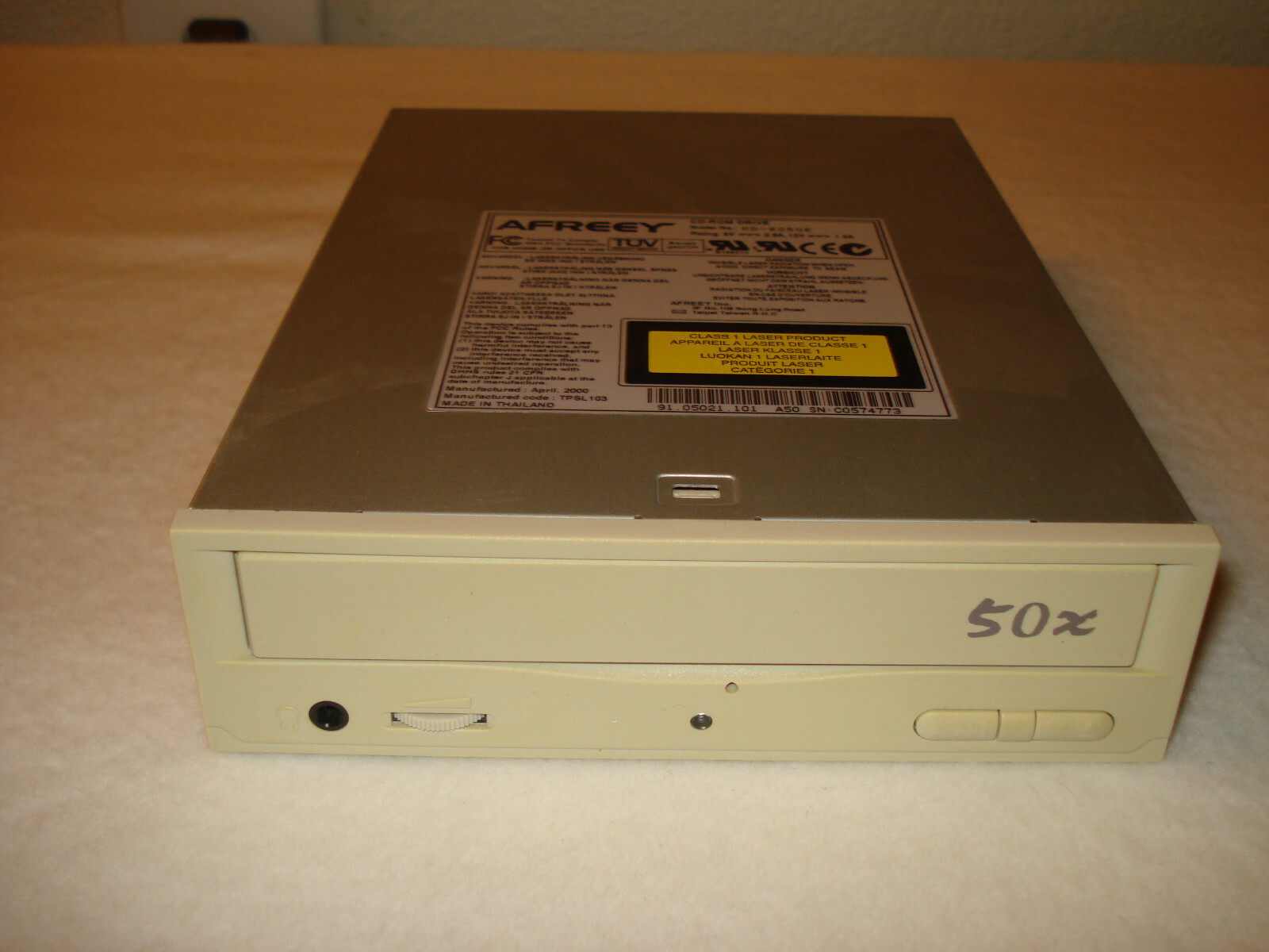 AFREEY IDE INTERNAL CDROM DRIVE FOR PC MODEL CD2050E 50X eBay