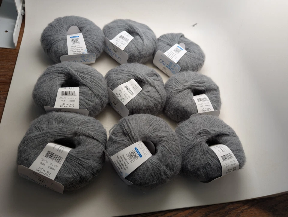 9 Matched Balls Berroco Vento 50g/ 219 yds 50% Alpaca/ 40% Acrylic/ 10% Wool DS - Image 2 of 2