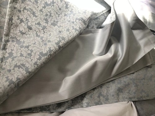 $750 Salamander Touch Italy NWT 1pc Queen Duvet Cover Jacquard Kristal Blue 100% - Picture 6 of 10