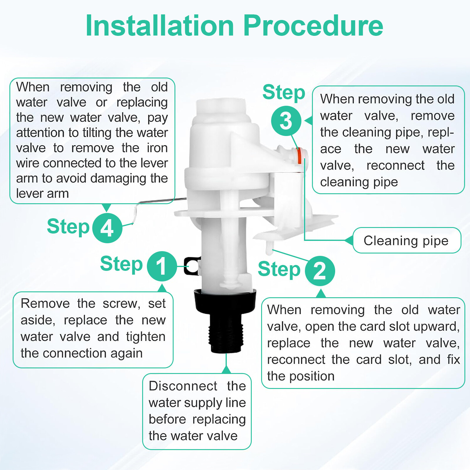 Thetford Toilet Water Valve 31705 RV Toilet Valve Kit, Compatible - Foto 9