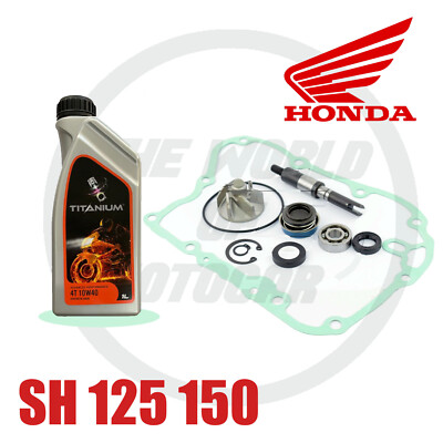 KIT / ÜBERHOLUNG PUMPE / WASSER HONDA SH 125 150 I 2001 12' + DICHTUNG + ÖL