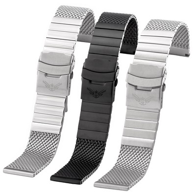 MILANAISE Uhrenarmband Edelstahl Glieder MESH Loop Armband MASSIV 20 22 24