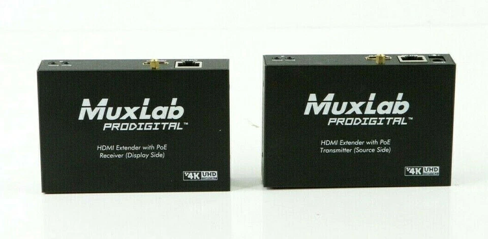 Muxlab 500451-POE HDMI Extender Kit, PoE, HDBT, UHD-4K i585  - Image 2 of 4