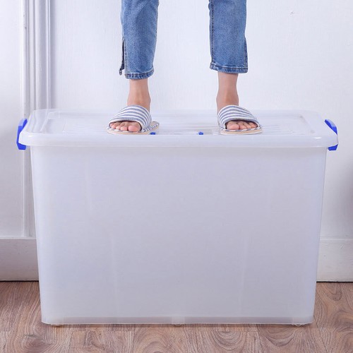 4er Aufbewahrungsbox Box 6-45L Boxen Set mit Deckel Kunststoff groß Aufbewahrung - Bild 14 von 25