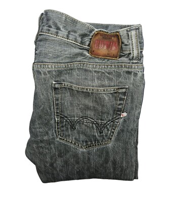 EDWIN Japan Premium TOKYO graue dünne Passform Herrenjeans *PASST* W32'' L31''