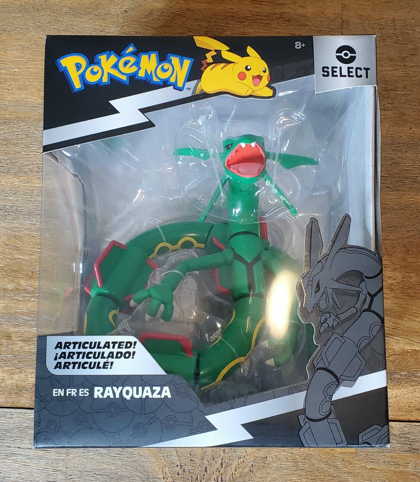 Pokémon Figura Articulada Rayquaza Select - Jazwares