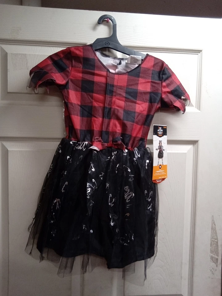 Hyde & Eek! Fantasia infantil vestido lobisomem punk. MÉDIO - Imagem 3 de 4