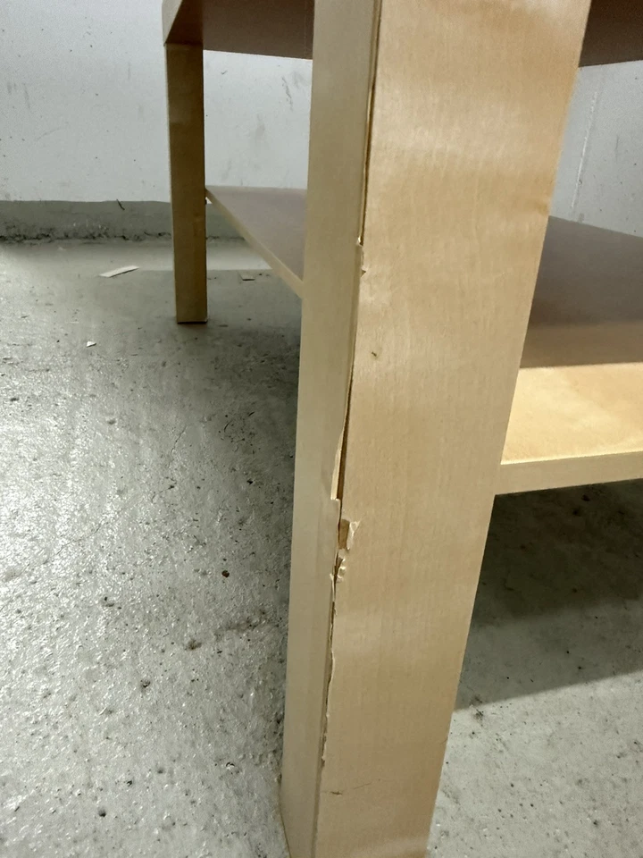 Ikea "LACK" Beistelltisch 90x55 cm Eiche Couchtisch Wohnzimmertisch - Bild 4 von 4