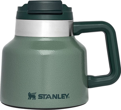 Tough-To-Tip Admiral'S Mug 20 Oz | Twist-On Flip Open Lid | Wide Body with Non-S