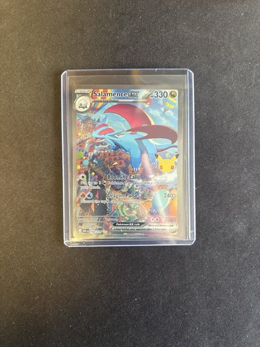 Salamence ex 156/128 SIR Special Illustration Rare Pokemon 30th Celebration NM
