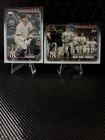 (2) 2024 Topps Series 1 Baseball - Aaron Judge & Yankees Team Card