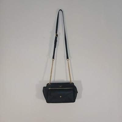Nine West Amelia Black Mini Crossbody Gold Chain Purse Y2K Chic City Girl Glam