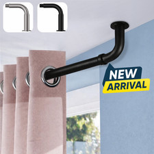 Extendable Curtain Pole with Fittings Set 28mm Heavy Duty Blackout Curtains Rods