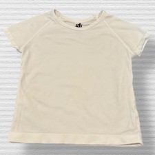 gb Girls White Athletic Sporty Top 6x