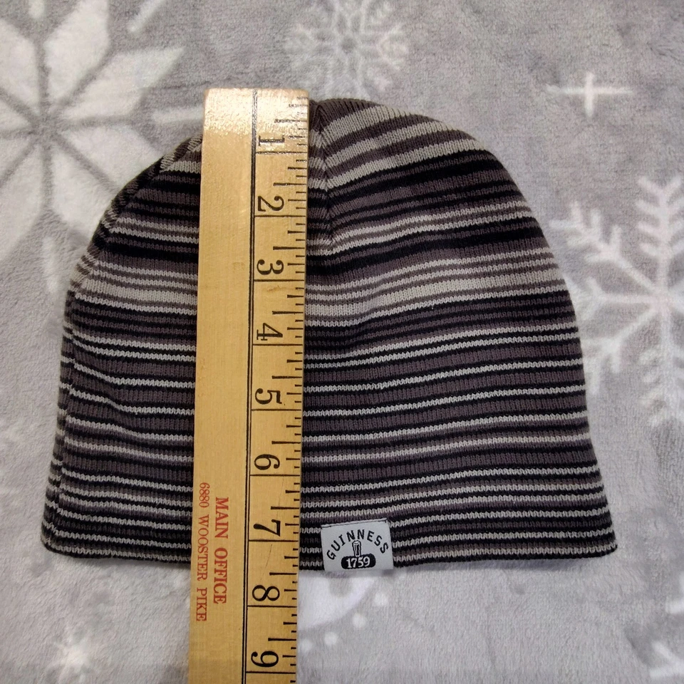 De colección Guinness Beer Beanie Calavera Sombrero Invierno Rayas Gorra Bio-domos Foto 2 de 4
