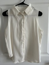 BANANA REPUBLIC Sleeveless Beige Shirt for Woman Size S NWT 60