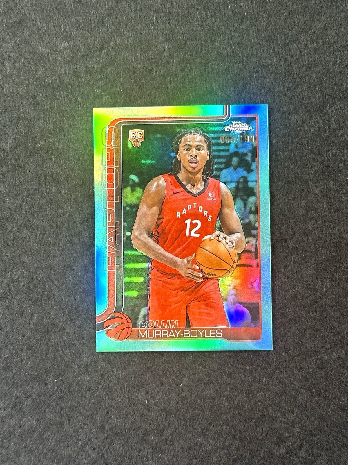 2025-26 Topps Chrome Collin Murray-Boyles Aqua Refractor /199 Rookie RC #259