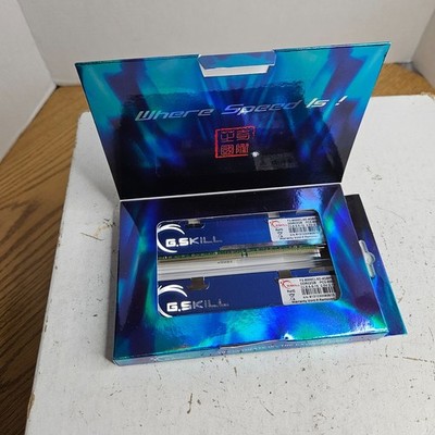 G.SKILL 4GB Kit (2x2GB) *NEW* DDR2 SDRAM PC2-8000 Desktop Memory RAM