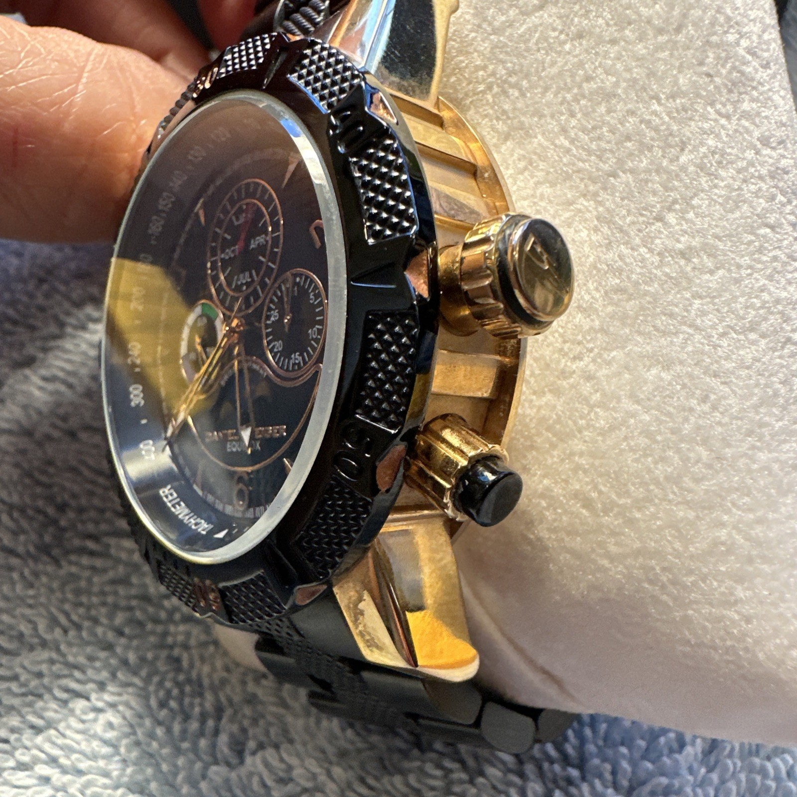 Daniel Steiger Equinox Black Multi Function Chron… - image 10