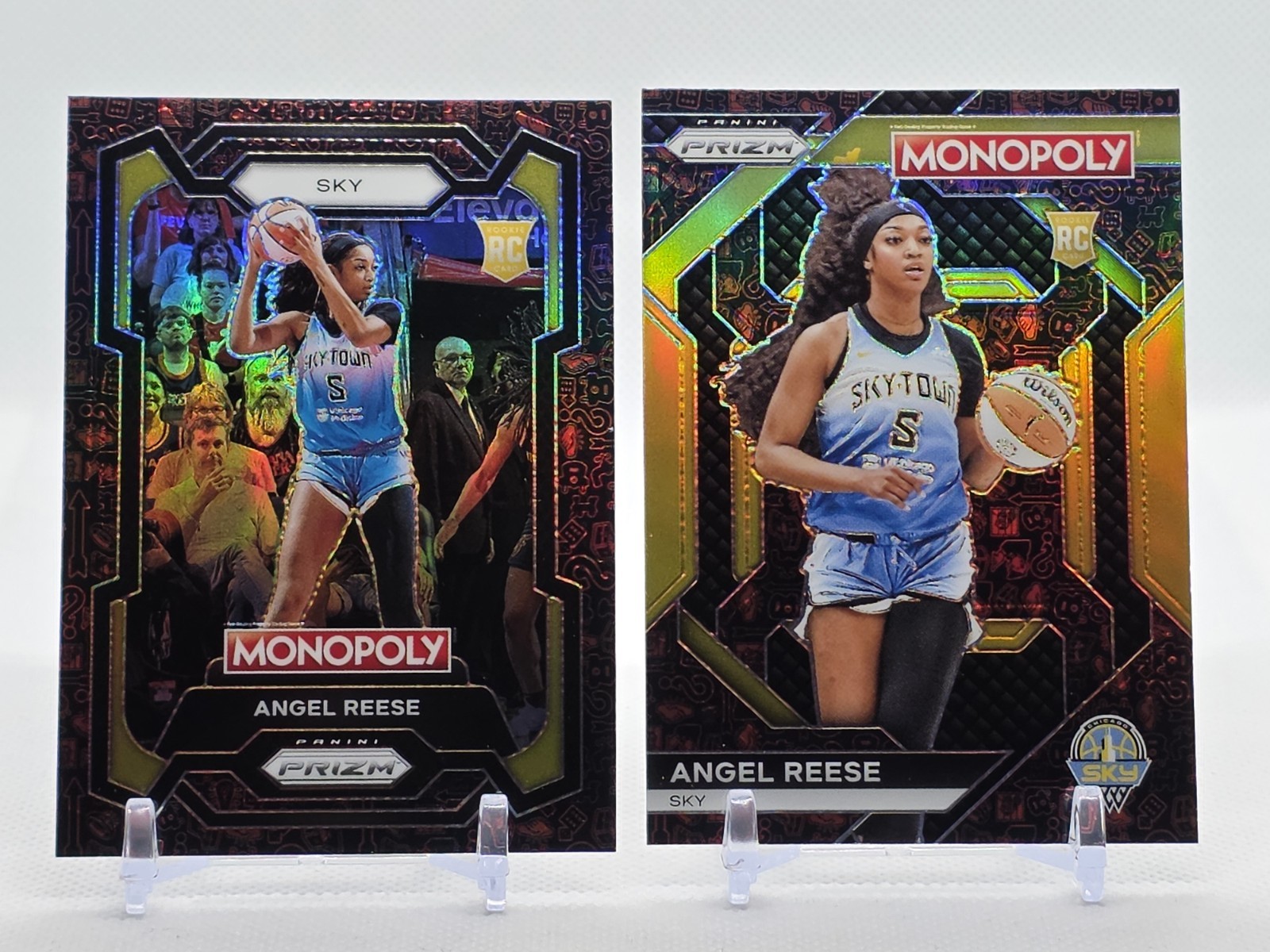 Angel Reese RC 2024 Prizm Monopoly WNBA + Insert Classic Icons Red Prizms - Sky!