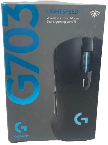 Logitech G703 LIGHTSPEED Wireless Gaming Mouse with HERO 25K Sensor Brand New