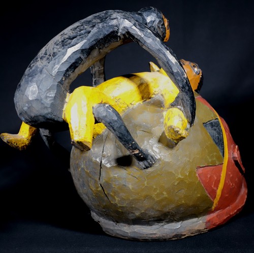 Art Africain - Ancien Masque Cimier Yoruba Gelede Nigéria Ex Collection - 40 Cms - Photo 8 sur 12