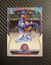 2023 Bowman Chrome Prospect Adan Sanchez Speckle Refractor Auto /299 #CPA-ASA