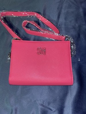 Steve Madden Pink Small Shoulder Bag Detachable Chain Strap Card Slots