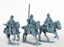 28mm ACW Union Cavalry Command Galloping Perry Miniatures Metal YHP