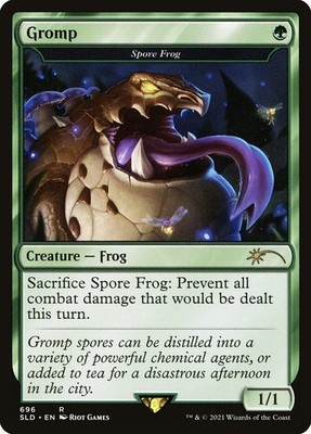 MTG  Spore Frog (Gromp) (Arcane)   - Secret Lair Drop #696