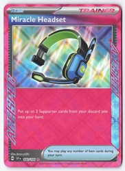 Miracle Headset 183/191 Surging Sparks ACE SPEC Rare Holo