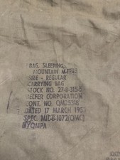 US Army Military Sleeping Bag Bag OD Green Water Proof