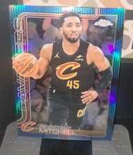 2026 Topps Chrome - Donovan Mitchell  Blue Refractor *SN# 150 /150* BookEnd Cavs
