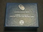 2020-W Proof $1 American Silver Eagle Box, OGP & COA