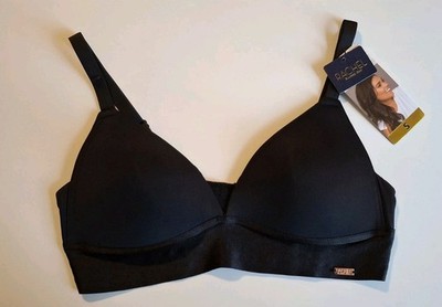 New Black RACHEL ROY Smooth T-shirt WIRELESS bra Small S