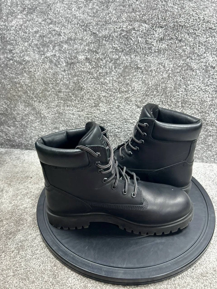 Timberland Pro Boot Mujer Talla 10 Ancho Conexión Directa Punta Suave Trabajo Cuero Negro Foto 3 de 4