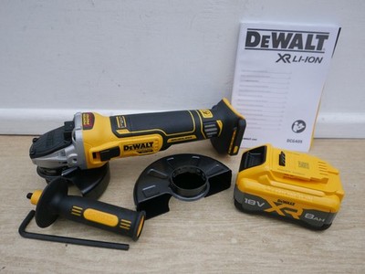 DeWalt DCG405 18V 125mm Winkelschleifer blankes Gerät + DCB1880 8 AH LANGLEBIGER AKKU