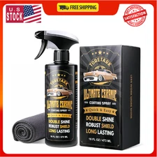 Carceracot Ceramic Coating 16oz, Nano Wax Spray, No Smell, Long Lasting Shine