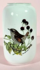 Crown Staffordshire Norman Arlott Bird Vase Fine Bone China 15cm