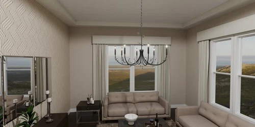 Quoizel HEI5040 Heiress 8 Light 40"W Taper Candle Style - Bronze - Picture 7 of 9