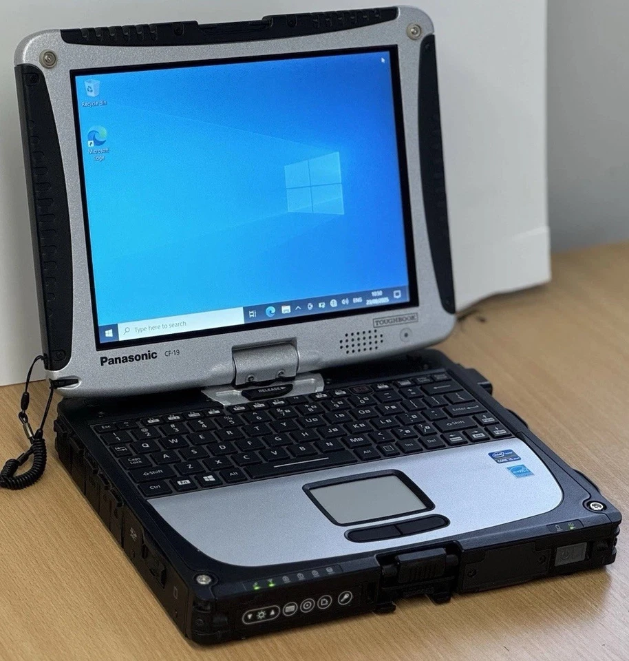 Rugged Panasonic Toughbook CF-19 10.4" Laptop - Core i5 4GB RAM 128Gb TOUCH - Image 2 of 4