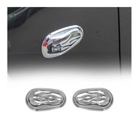 Blinkerrahmen Signalblende Seitenblinker FüR Fiat Scudo 2007-2011 Chrom ABS 2X