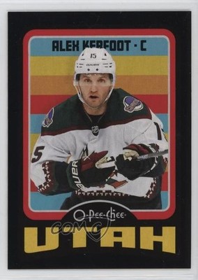 2024-25 O-Pee-Chee Retro Black Border 63/100 Alex Kerfoot #370 1yj