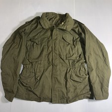 Vintage US Army M-1951 OG 107 Field Jacket Size L Regular With Hood 1960  s 60  s