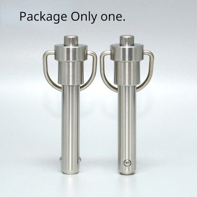 1p Quick Release Pin Bolt Ball Head Quick Lock Pin Plug w/Ring Handle Pull Steel