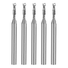 5pcs 1/8" Shank 2.0mm x 8mm Carbide End Mill CNC Router Bits 2 Spiral Flutes