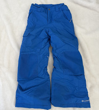 Columbia Bugaboo Omnishield Snow Ski Pants S 8 Child Boy Girl Blue