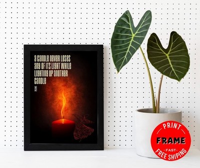 Framed Rumi Quote Poster, Rumi Poem, Rumi Mental Health, Wall Art, Rumi, Decor