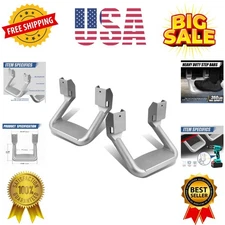 1 Inches Universal Side Step with Mounting Brackets for Pickups & Trucks, Alu...